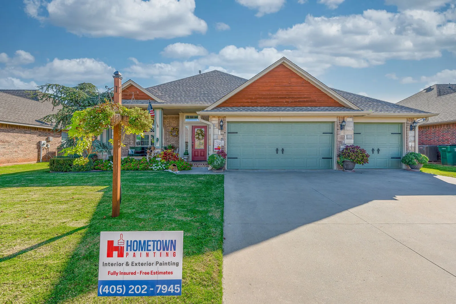 Exterior after painting — Romeo Drive, Edmond