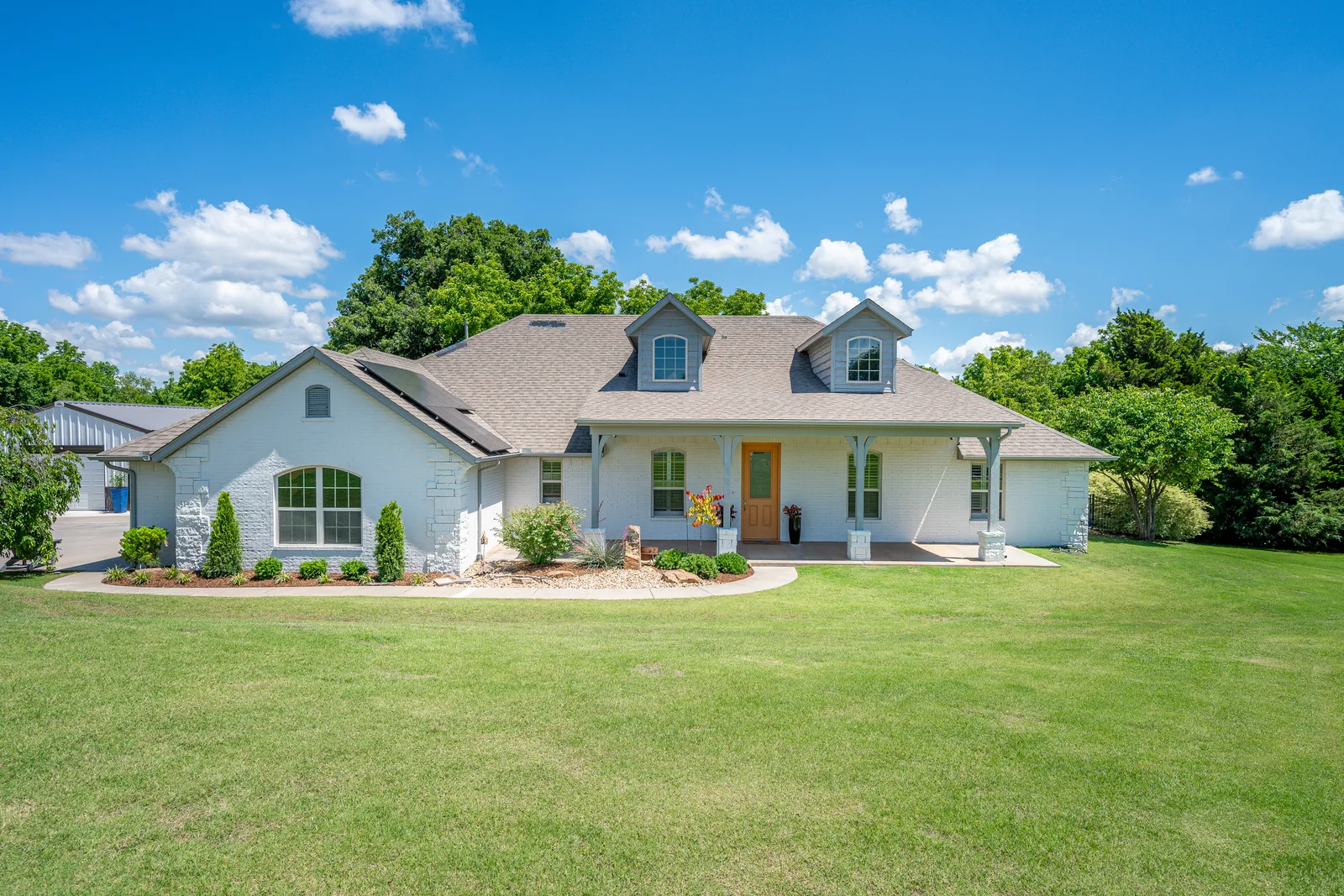 Exterior repaint — Green Meadows Drive, OKC metro