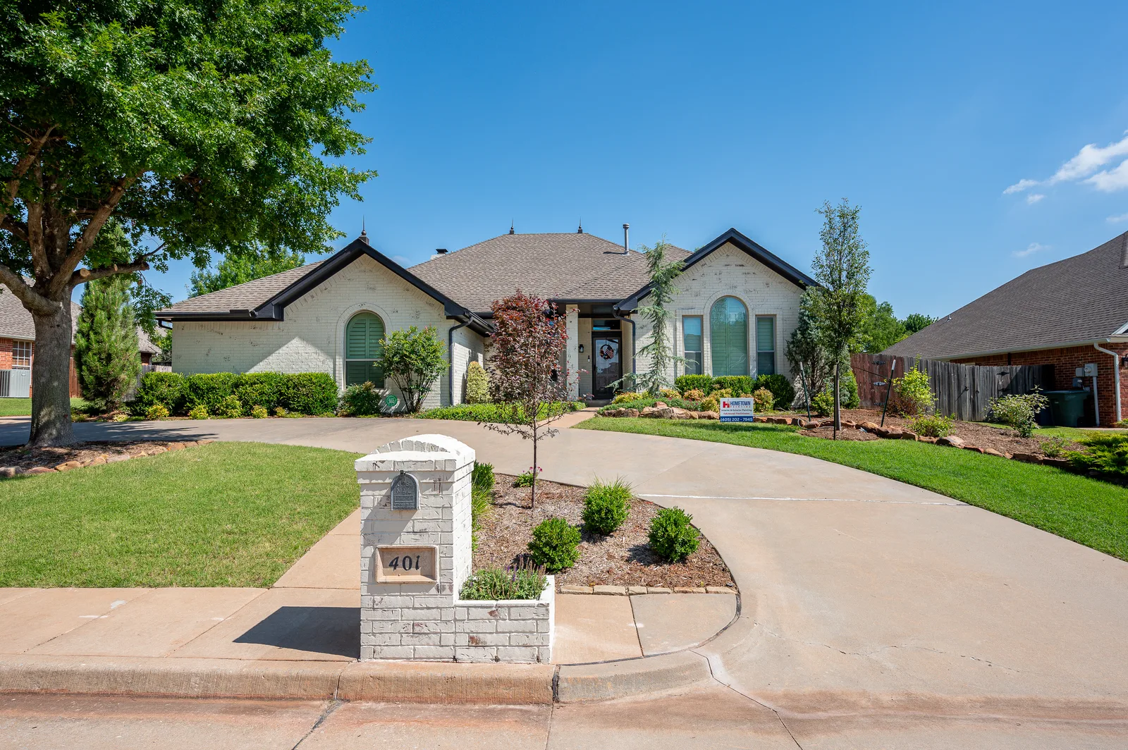 Exterior painting — Timberdal Drive, OKC