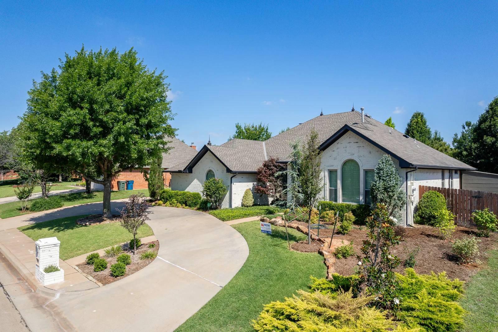 Exterior detail — Timberdal Drive, OKC