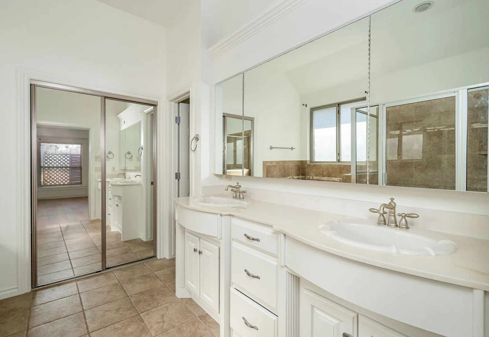 Interior painting — master bathroom